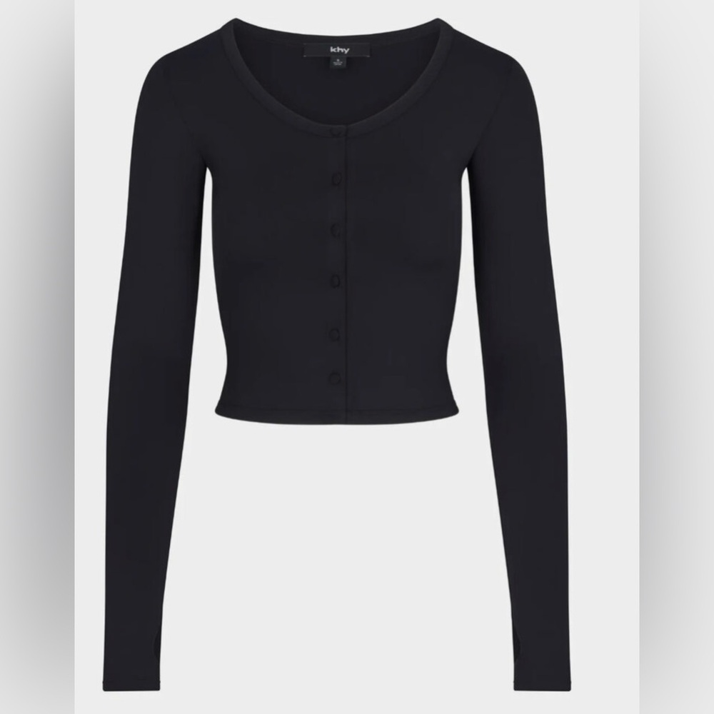 Black Button Down Shirt by KHY